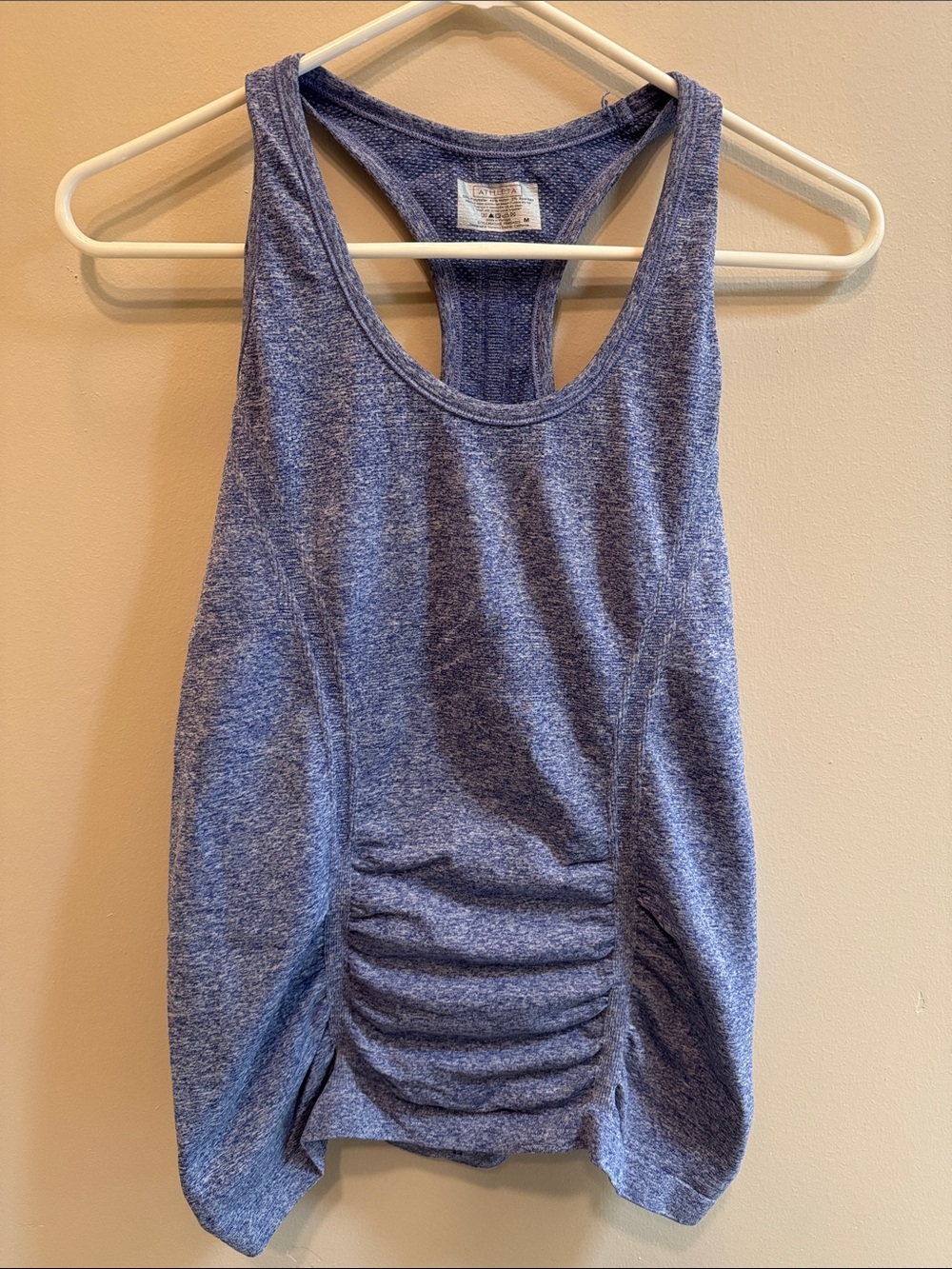 Athleta Heathered Blue Racerback Tank